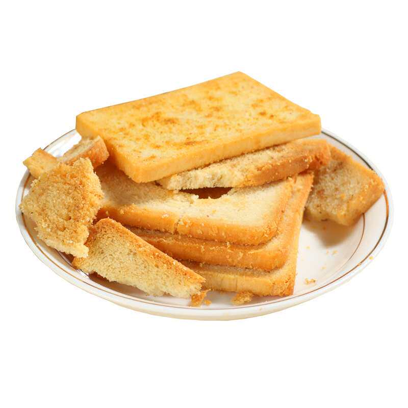 米多奇烤香馍片整箱4kg散装油炸烤馍馒头早餐酥性饼干