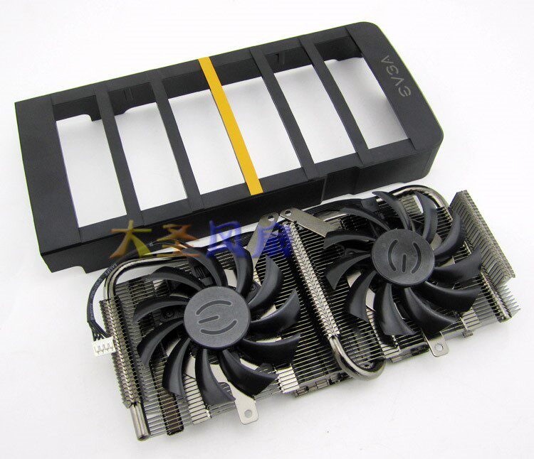 evgagtx560热管显卡散热器静音风扇镀镍氧化孔距笔记本零部件