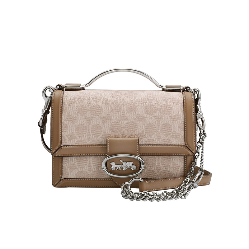 coach蔻驰专柜哈顿风琴包女riley系列单肩手提通用款女包