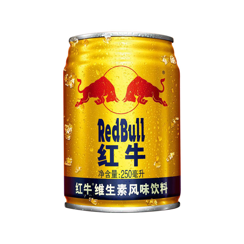 泰国进口redbull红牛维生素风味饮料250ml 6罐健身