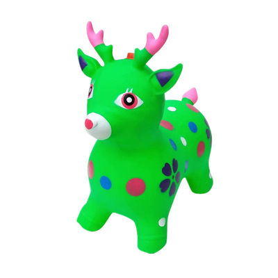 儿童玩具音乐加厚跳跳鹿充气马