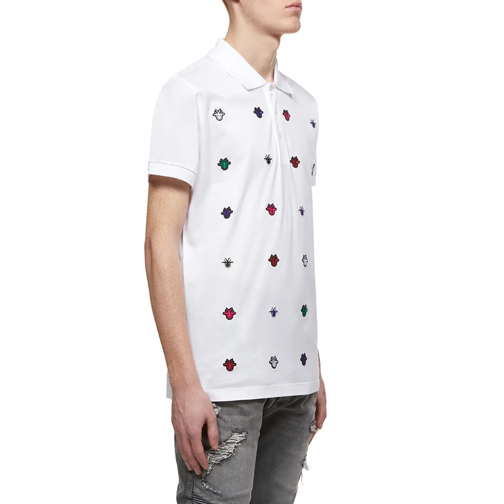 dior/迪奥白色印花男士短袖