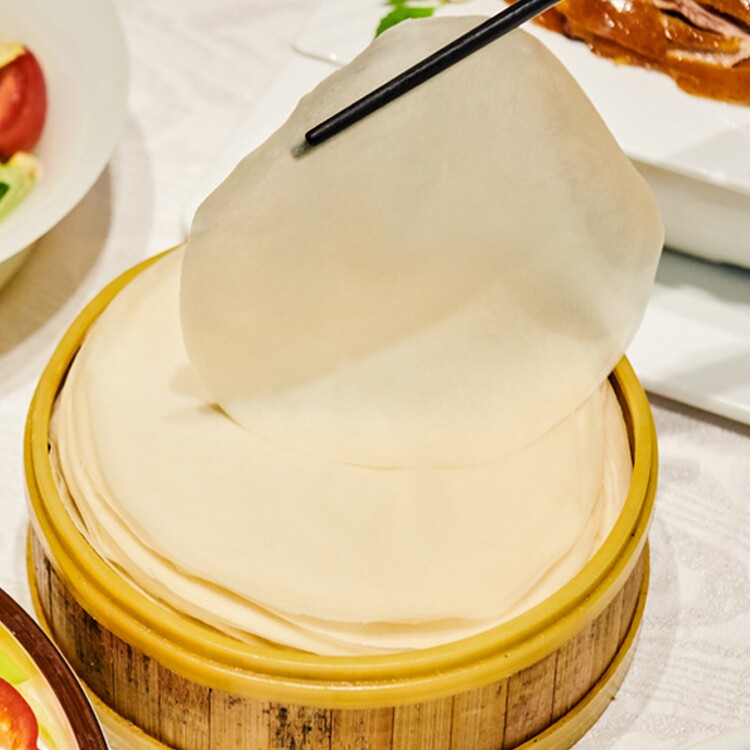 烤鸭饼皮春饼荷叶北京饼京酱肉肉丝卷饼皮纯手抓饼