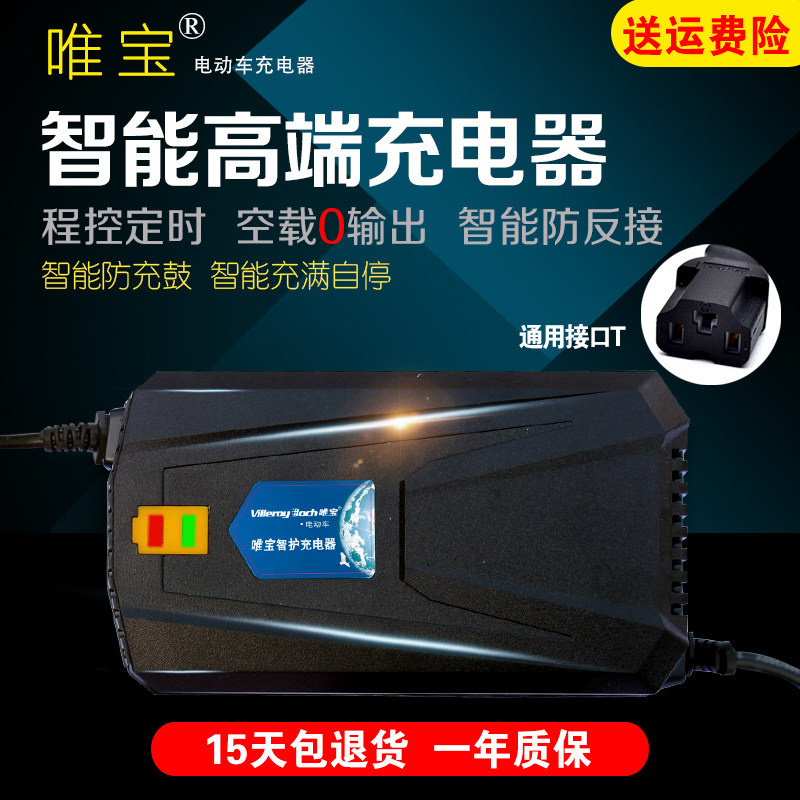 绿源充电器电动车36v48v60v72v64v20ah12ah电瓶车适用电动车充电器