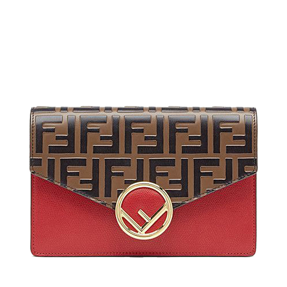 fendi芬迪ff图案迷你女士单肩女士包袋