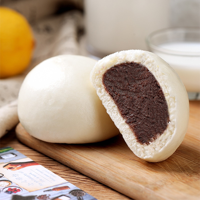 思念豆沙沙包冷冻儿童早餐包子半成品速食商用包点