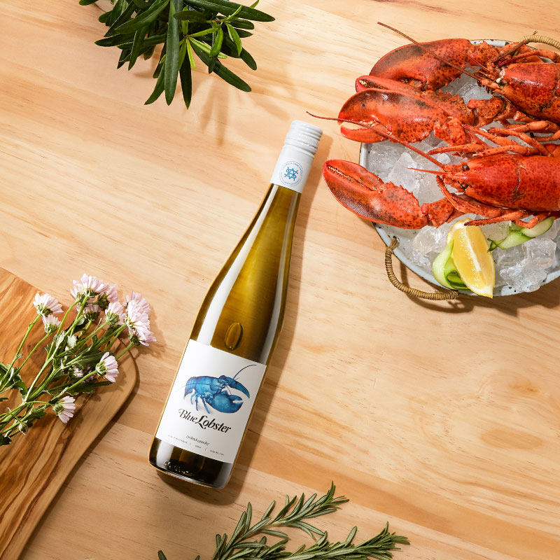 天鹅庄蓝龙虾系列霞多丽干白葡萄酒750ml两瓶装澳洲原瓶进口