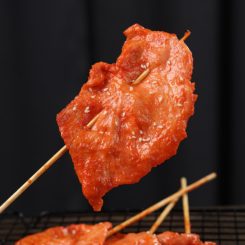 里脊肉片新鲜冷冻半成品家用鸡肉腌制烧烤食材鸡肉丸