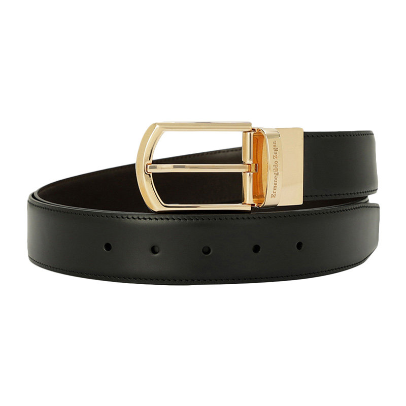 zegna杰尼亚官方正品男士腰带新款真皮时尚百搭商务休闲皮带