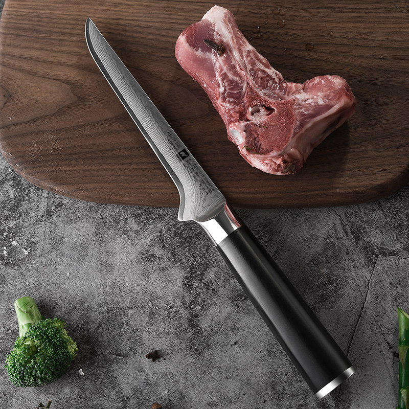 大马士革剔骨专用专业杀猪分割切肉刀屠宰卖肉特快特殊用途刀