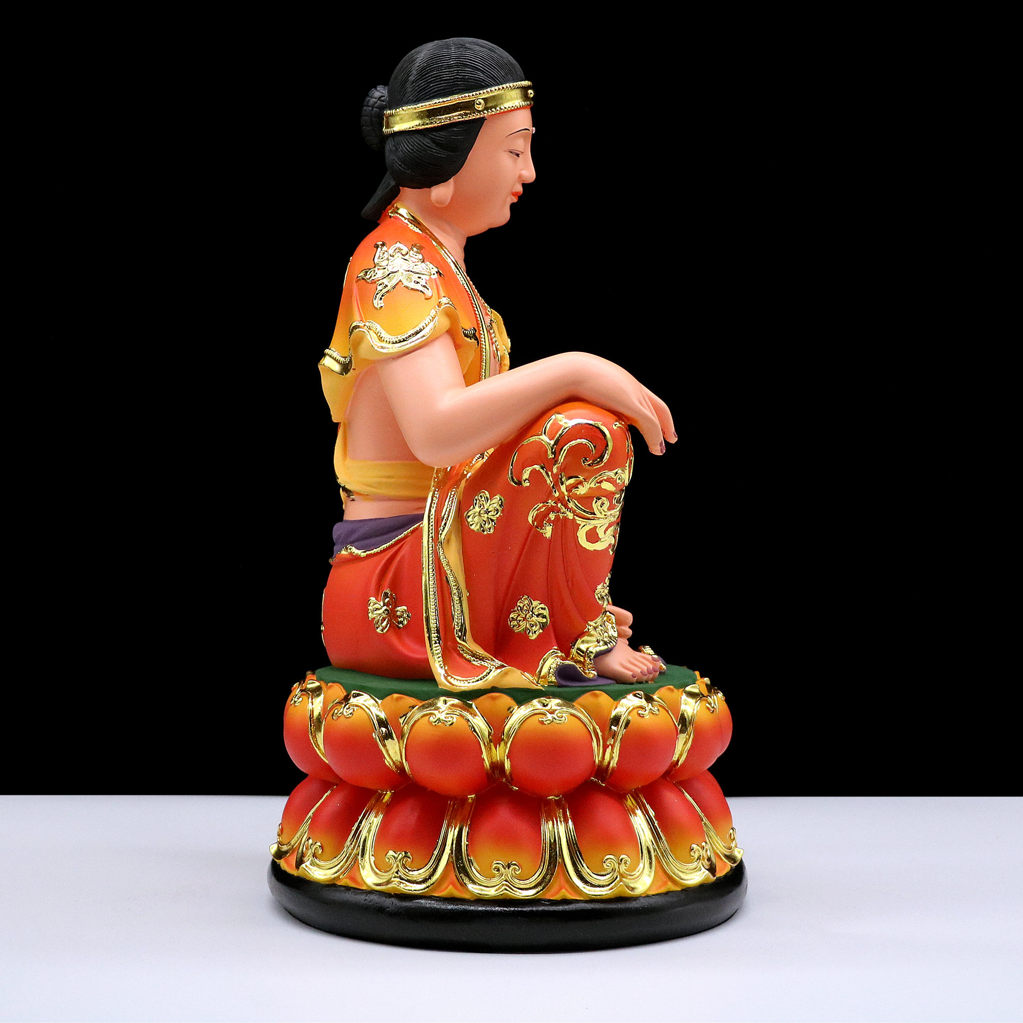 歪脖包邮老母神像圣母佛像脖子菩萨客厅树脂摆件