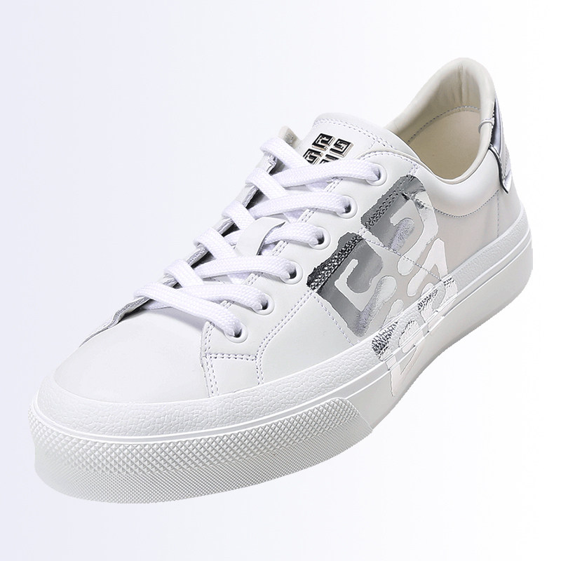 自营givenchy纪梵希男士牛皮休闲运动板鞋小白鞋bh005vh19n单鞋