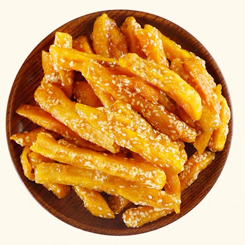 拔丝地瓜干芝麻味红薯干香酥番薯干红薯条芝麻零食小吃100g