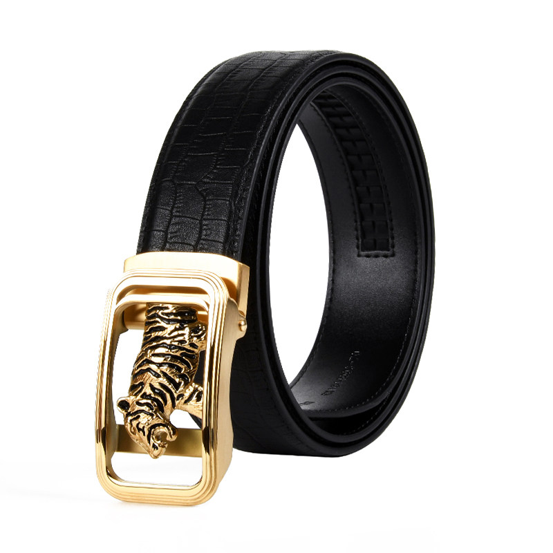 raidyboer雷迪波尔男装真皮皮带2022新款老虎自动腰带腰带