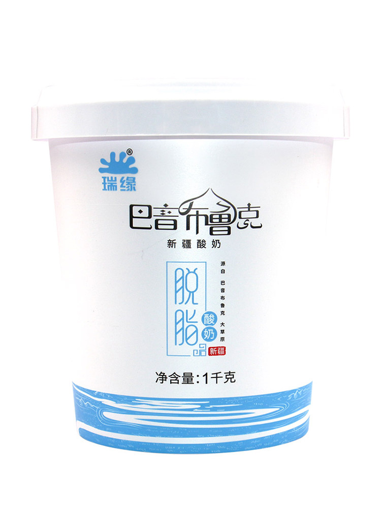 酸奶新疆瑞源脱脂脂肪低卡无糖健身减无蔗糖酸奶