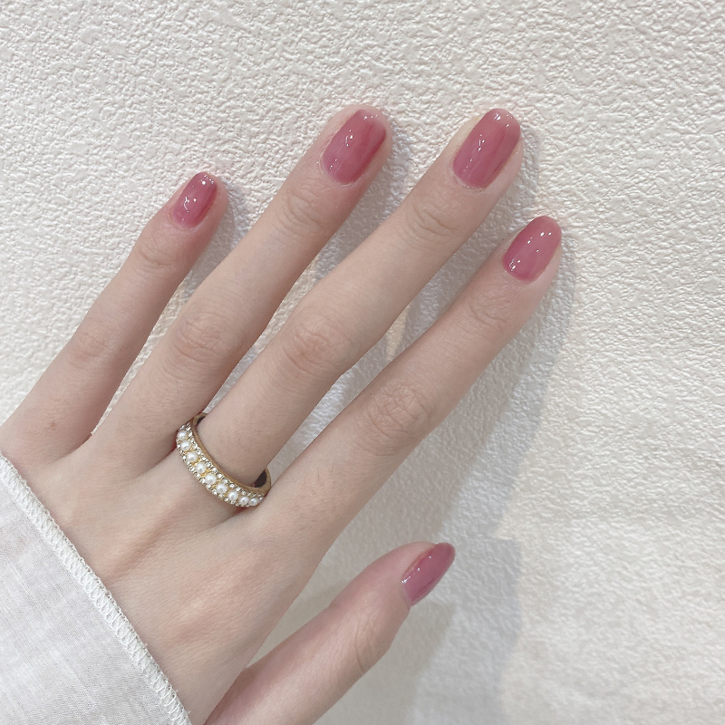 指甲油2021年新色夏天持久新款光疗裸色冰透色系指甲彩妆