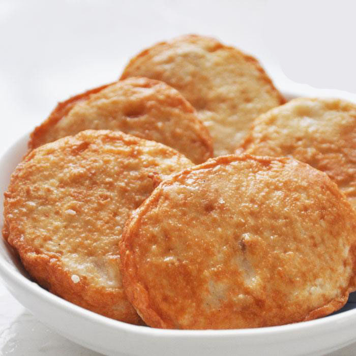 日本进口小鱼饼120g 部队火锅关东煮串串香食材海鲜饼炸鱼糕4块装