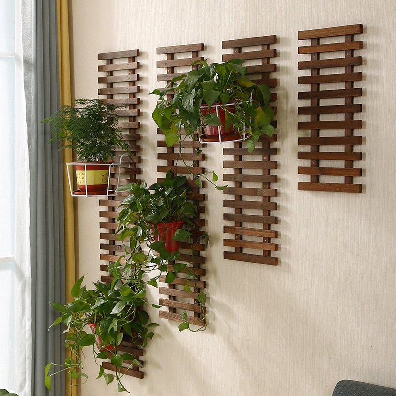 花墙架挂墙上花架阳台壁挂式装饰装饰布布置墙面花架