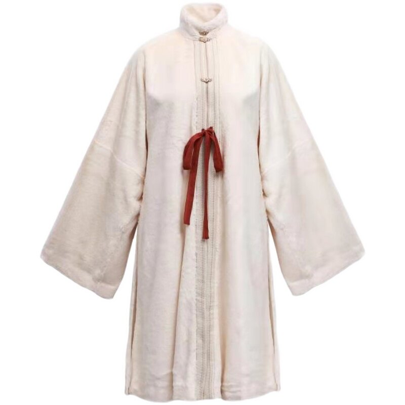 风牵一袖暖暖明制汉服女正品原创立领对襟长袄汉服