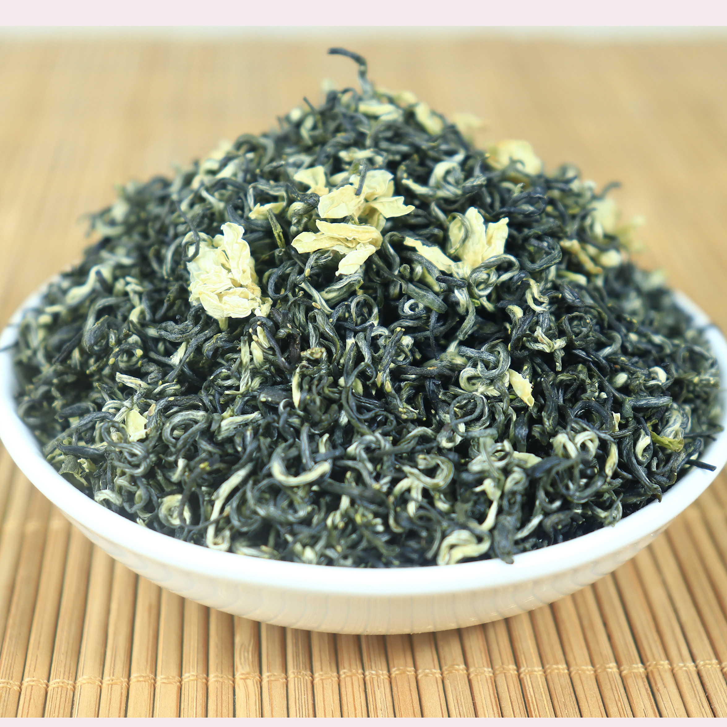 茉莉花茶飘雪特级浓香香型碧潭雅安高山云雾顶新再加工茶