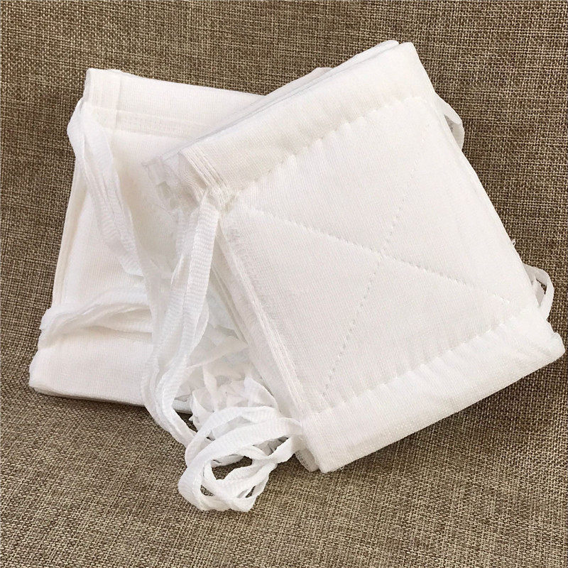 口罩防尘18层纯棉纱布一次性工业粉尘薄款白色口罩