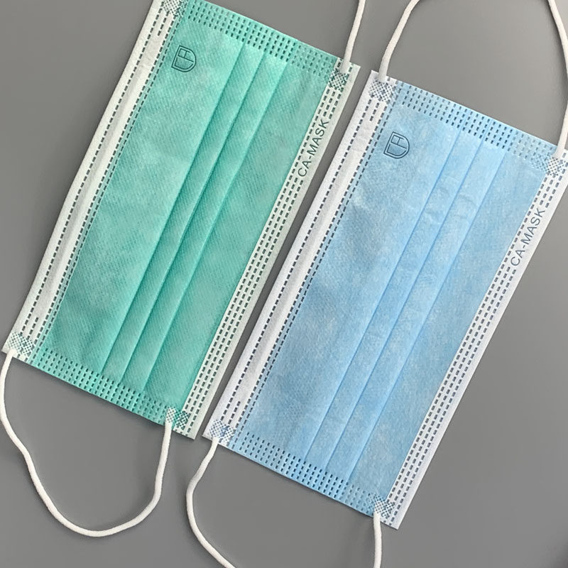 朝安一次性口罩夏天薄款工业三层含熔喷布清凉口罩