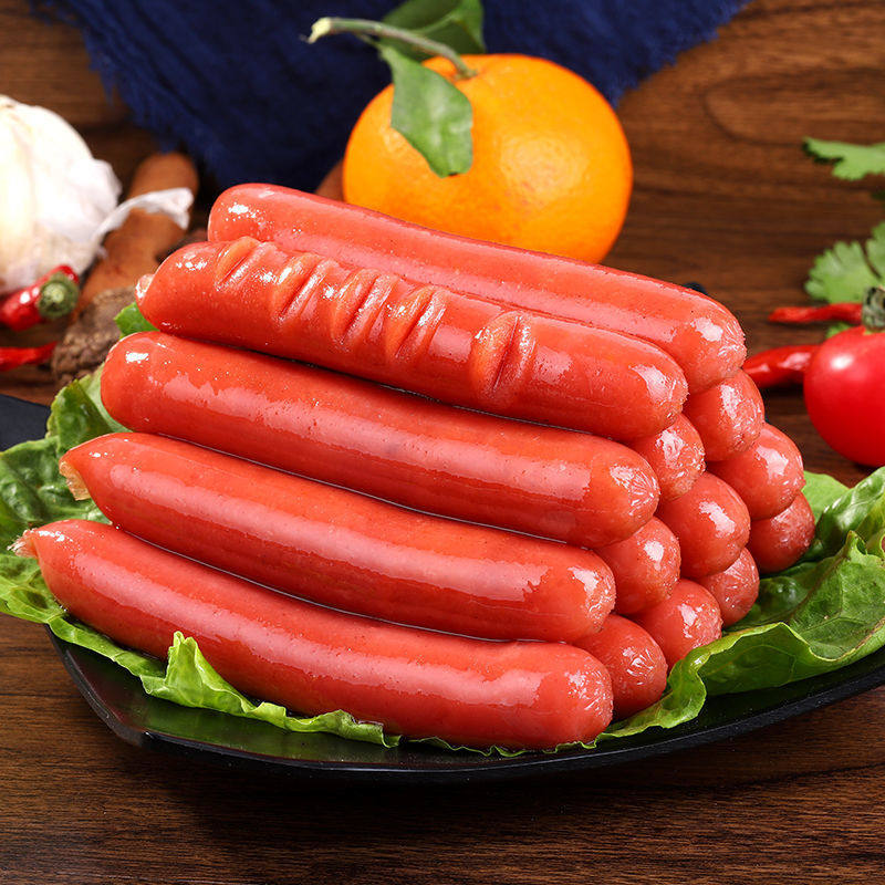 烤肠日日热狗香肠台湾风味1900克50根手抓饼肠香肠