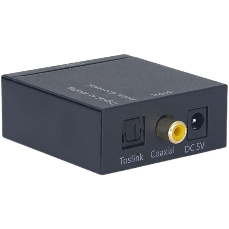 海康光电光纤同轴音频转换器接口spdif转莲花头射频器