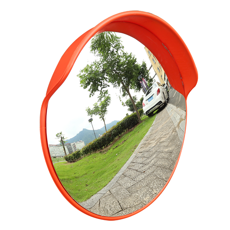 室外交通广角镜80cm道路转弯凸面反光镜防盗车库反光镜