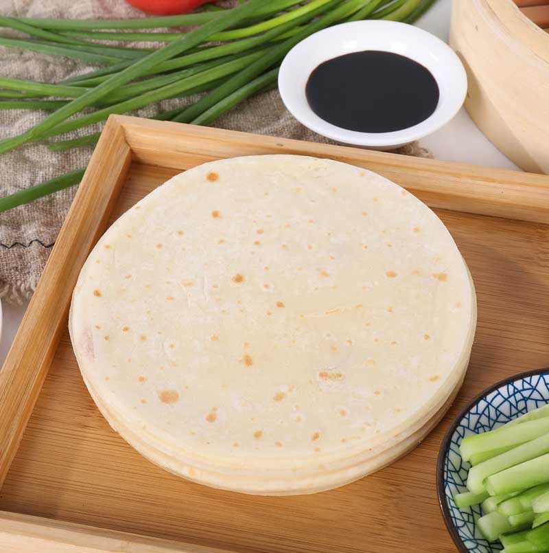 山东薄饼北京烤鸭饼春荷叶春卷面皮酱卷菜饼煎饼