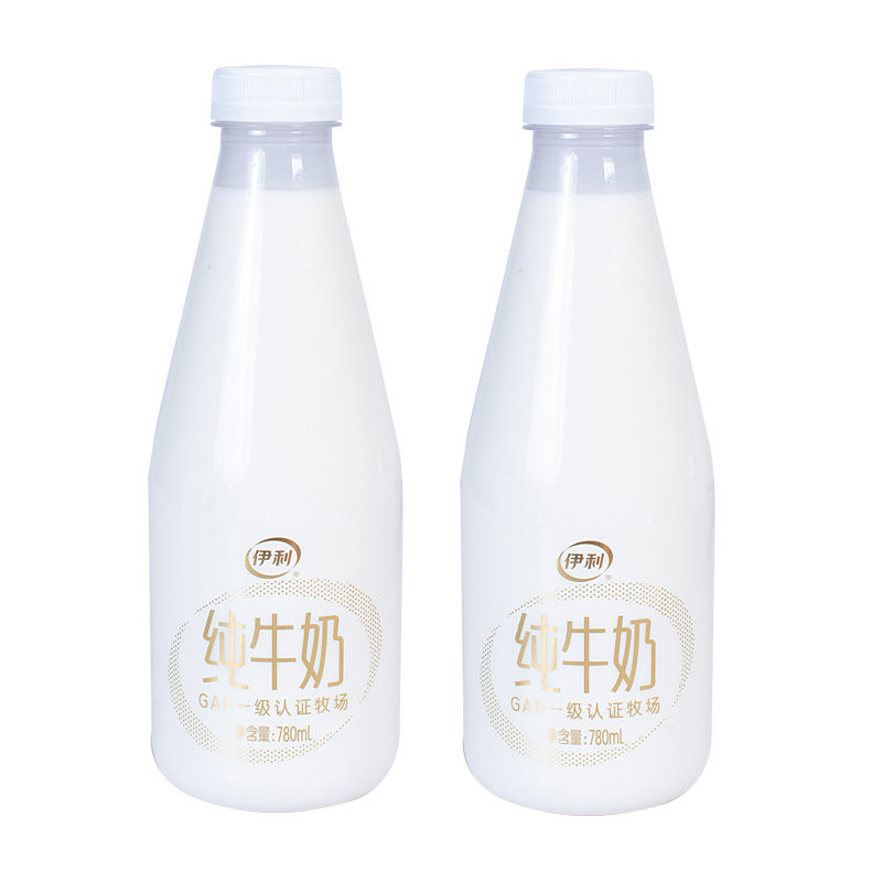 伊利纯牛奶780ml大瓶桶装牛乳金典巴氏杀菌鲜牛奶酸奶