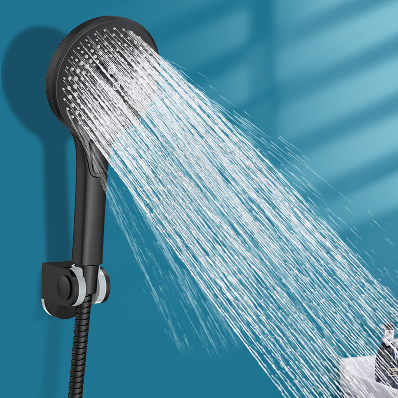 花洒四季沐歌黑色喷头洗澡神器多功能出水增压淋蓬头花洒