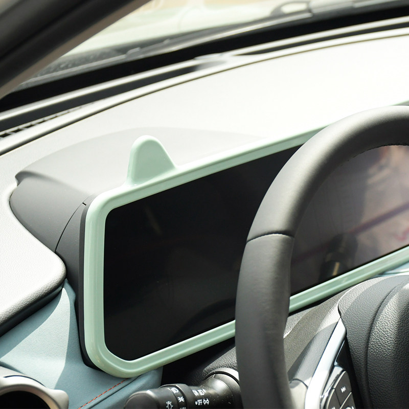 内饰适用长城2022款欧拉黑猫改装中控台面面板汽车贴片