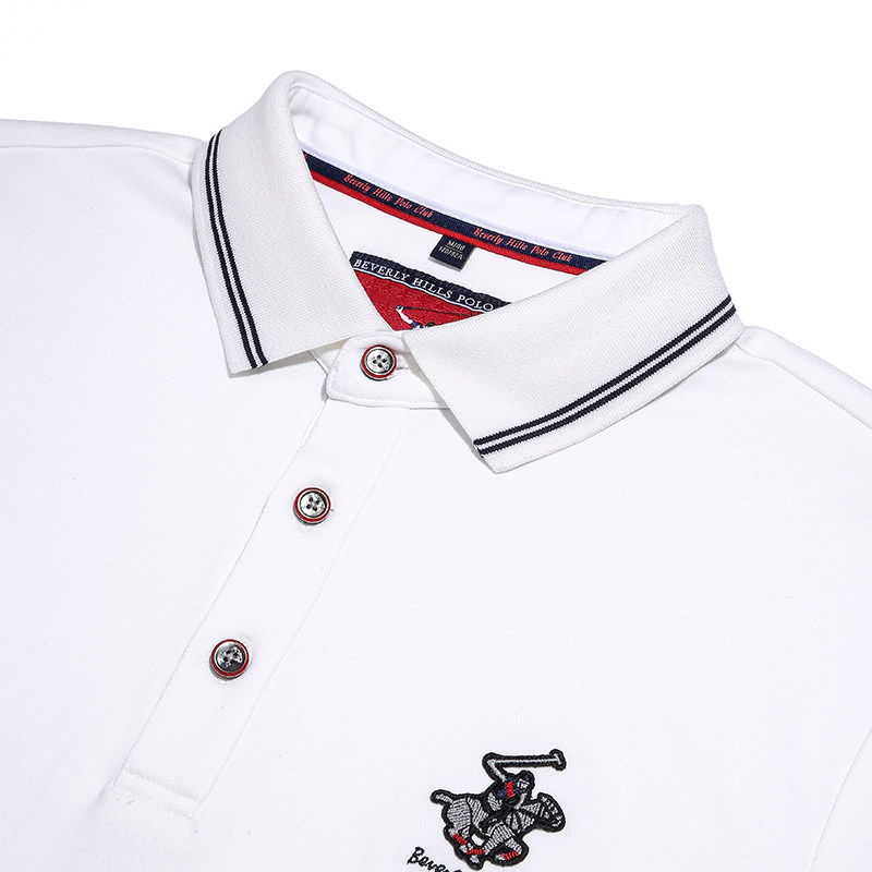 beverlyhillspoloclub比华利保罗秋季男士polo翻领长袖polo衫
