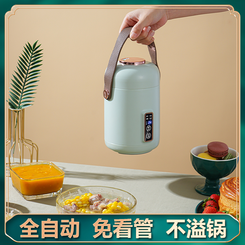 煮粥神器煮面不溢锅懒人小型便携式快速速电炖锅电炖锅