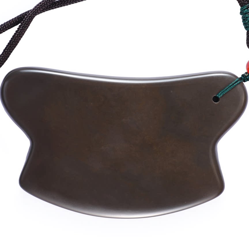 三生天然泗滨玄黄砭石刮痧板肩颈后后背四肢中医保健