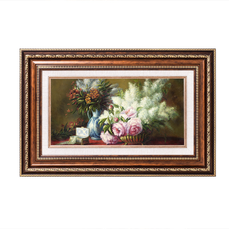 欧式复古油画画框外框数字油画装裱框定定制任意相框