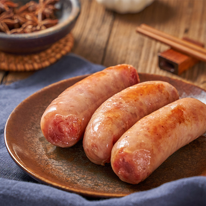 热狗手工台式油炸香肠肠纯山石地道香肠