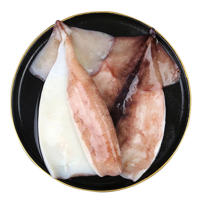 鱿鱼内脏处理新鲜眼睛烧烤火锅食材冷冻海鲜冷冻鱿鱼