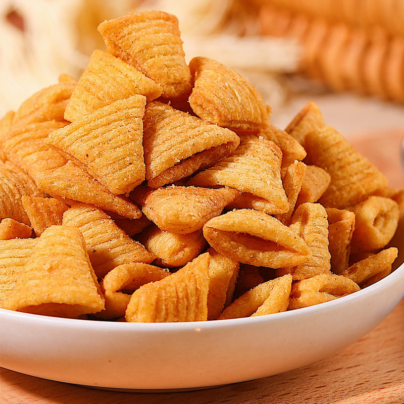 斗牛零食等位火锅自助酒吧饭店牛角脆妙尖角膨化食品