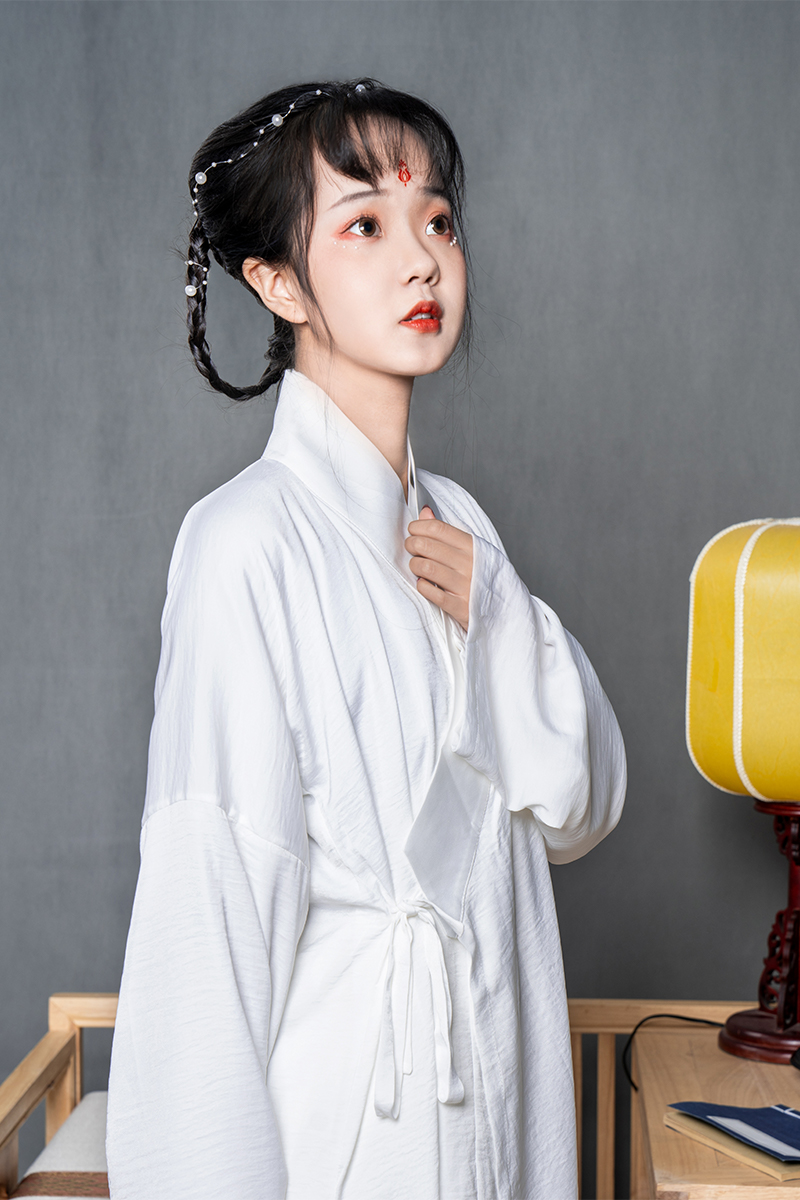 清嘉吴越原创汉服中衣交领裤子口袋直裰日常汉服