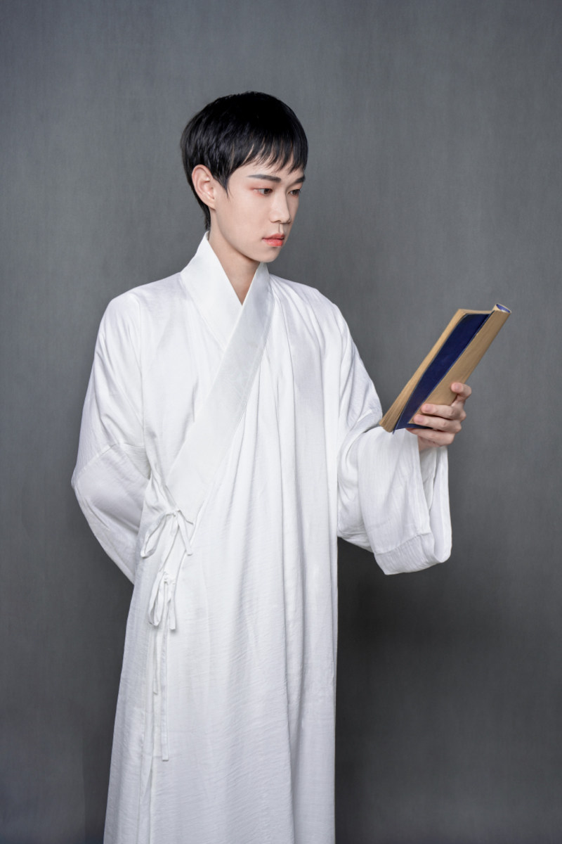 清嘉吴越原创汉服中衣交领裤子口袋直裰日常汉服