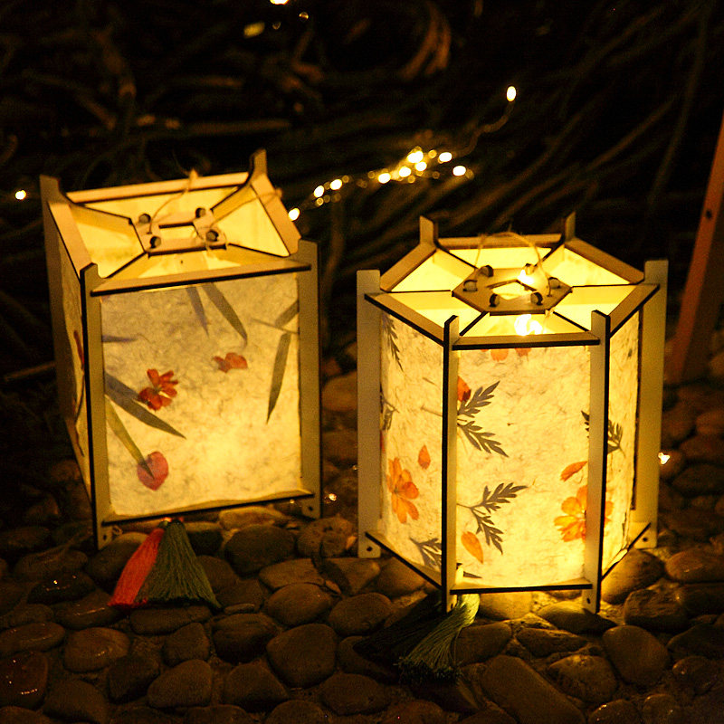 中秋节国庆装饰古风手提宫灯挂件花灯创意手工灯笼