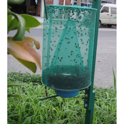 抓蝇子苍蝇网白色养殖场灭杀捉户外家用饭店捕蝇笼子苍蝇诱捕器式