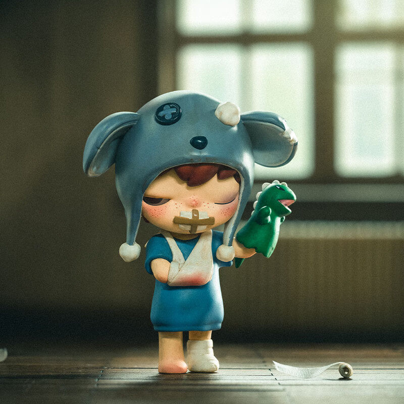 小野四代popmart泡泡玛特hirono默剧系列手办盲盒潮玩潮玩盲盒