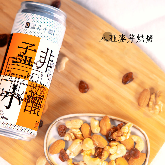 孟非小酿坚果味英式棕色艾尔精酿啤酒330ml*24听
