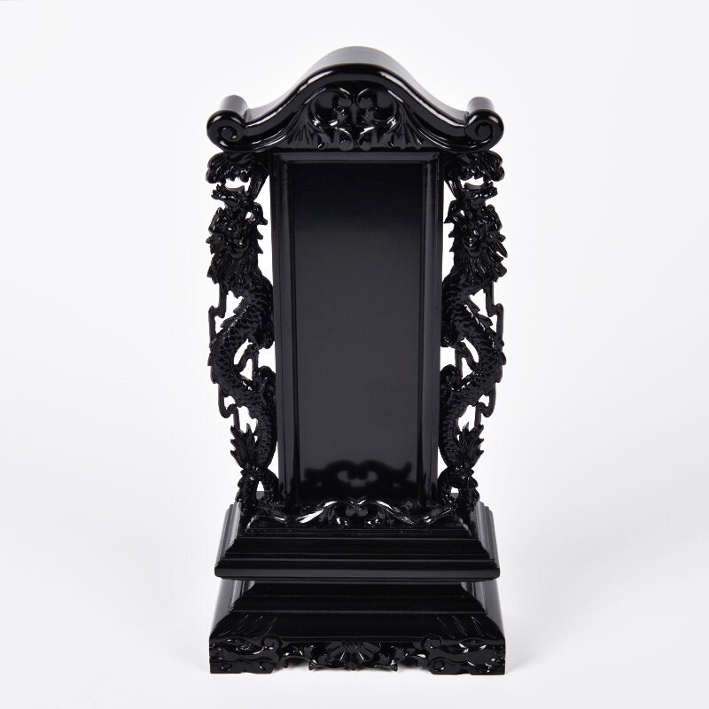 雕刻牌位图灵浮雕木工灵位供神木雕佛教工艺品