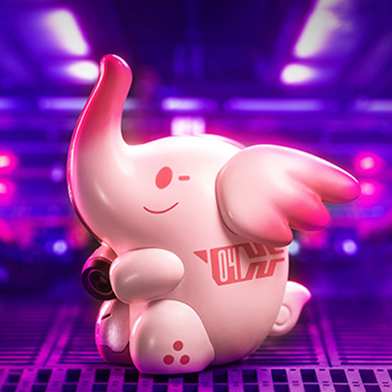 棒潮lamtoys机械小象盲盒1代潮玩手办公仔桌面潮玩盲盒