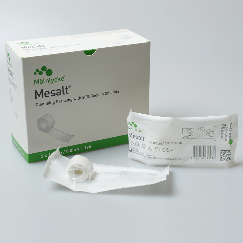 敷料美盐mesalt高渗盐水清创酸盐2x100cm溶解水解伤口敷料