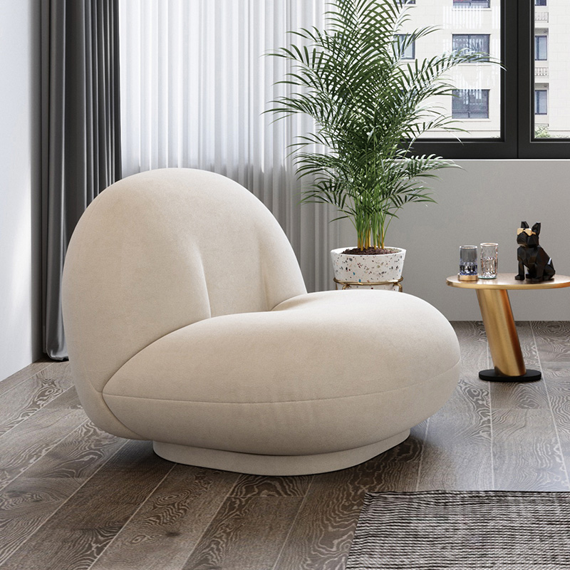 沙发北欧轻奢布艺阳台卧室网红创意现代简约单人懒人沙发